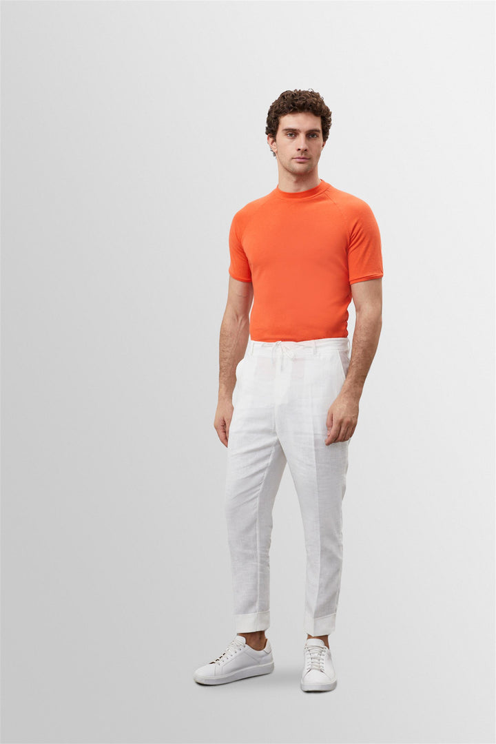 تي شيرت رجالي ANT Slim Fit برقبة دائرية - Leigh