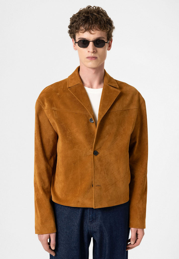 ANT Antioch Tabac Suni Suede Men's Jacket - Logan