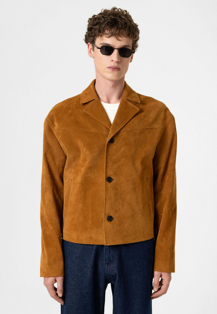 ANT Antioch Tabac Suni Suede Men's Jacket - Logan