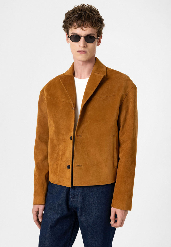 ANT Antioch Tabac Suni Suede Men's Jacket - Logan