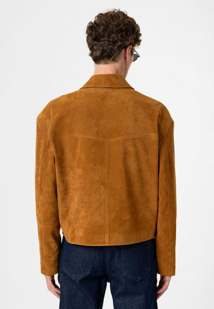 ANT Antioch Tabac Suni Suede Men's Jacket - Logan