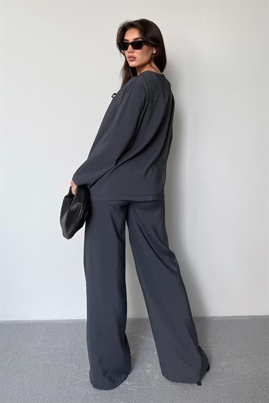 MDX Smoke Front Tied Top and Bottom Set Mg2473 - Joliette
