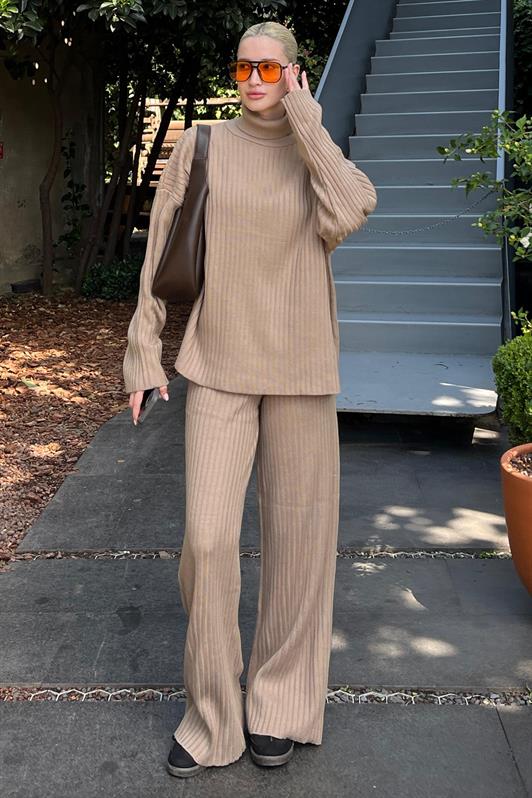 MDX Mink Long Sleeve Knit Sweater Pants Set MG2173 - Ostend