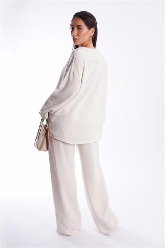 MDX Natural Front Tied Top and Bottom Set Mg2423 - Leganés