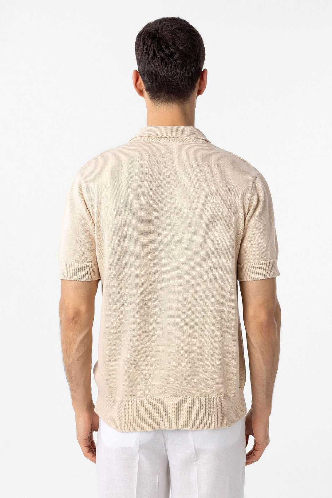ANT Antioch Taş 100% Pamuk Polo Yaka Triko T-Shirt - Hayes