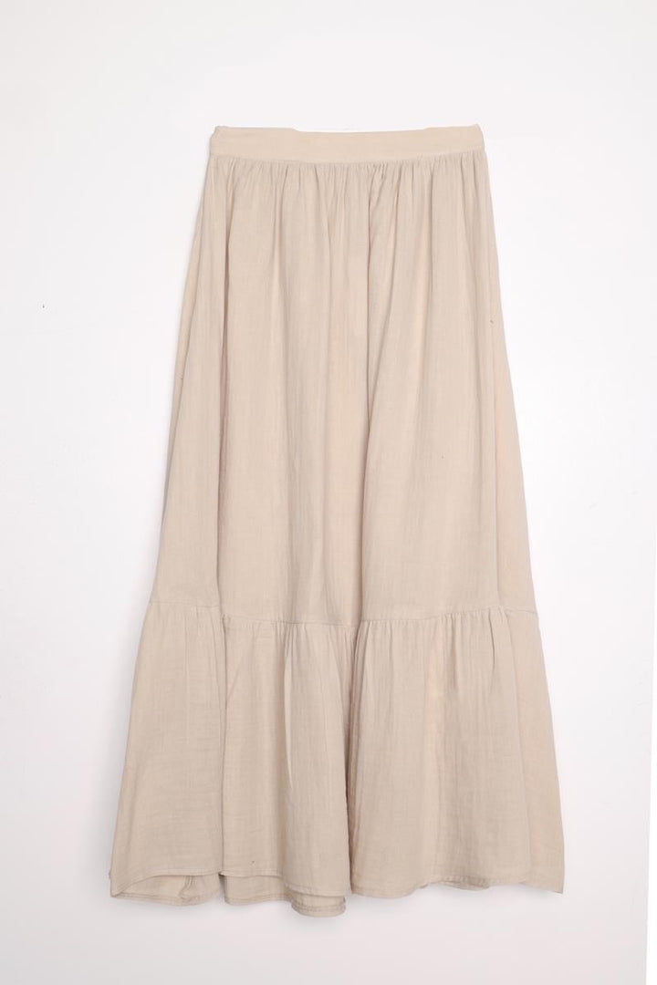 TLD Women Allday Stone Washed00% Cotton Flared Skirt - Newbury