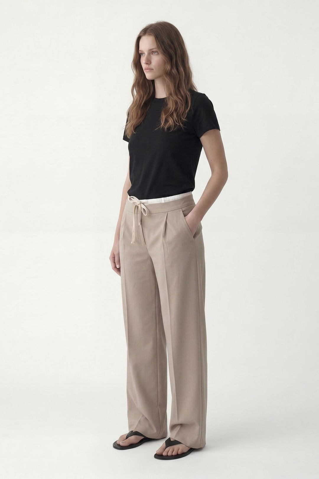 ANT Women's Double-Waistband Pants - Georgina