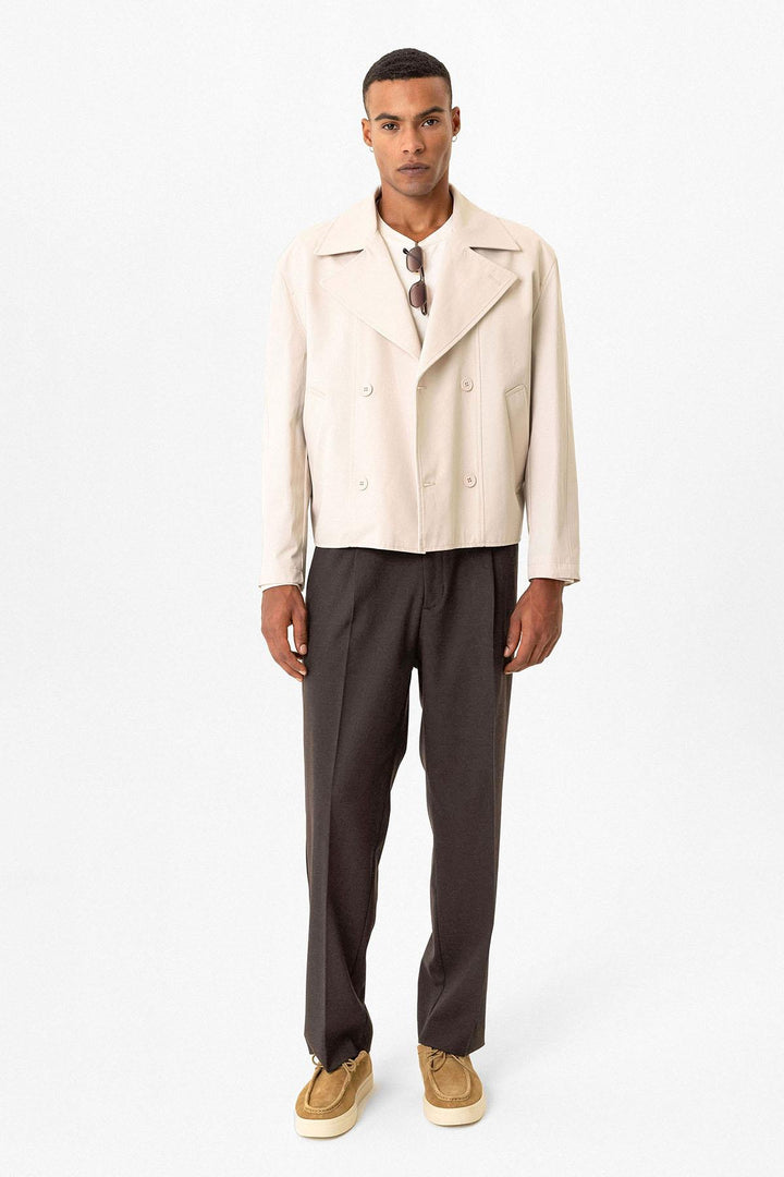 ANT Crop Fit Men's Trench Coat - Utica