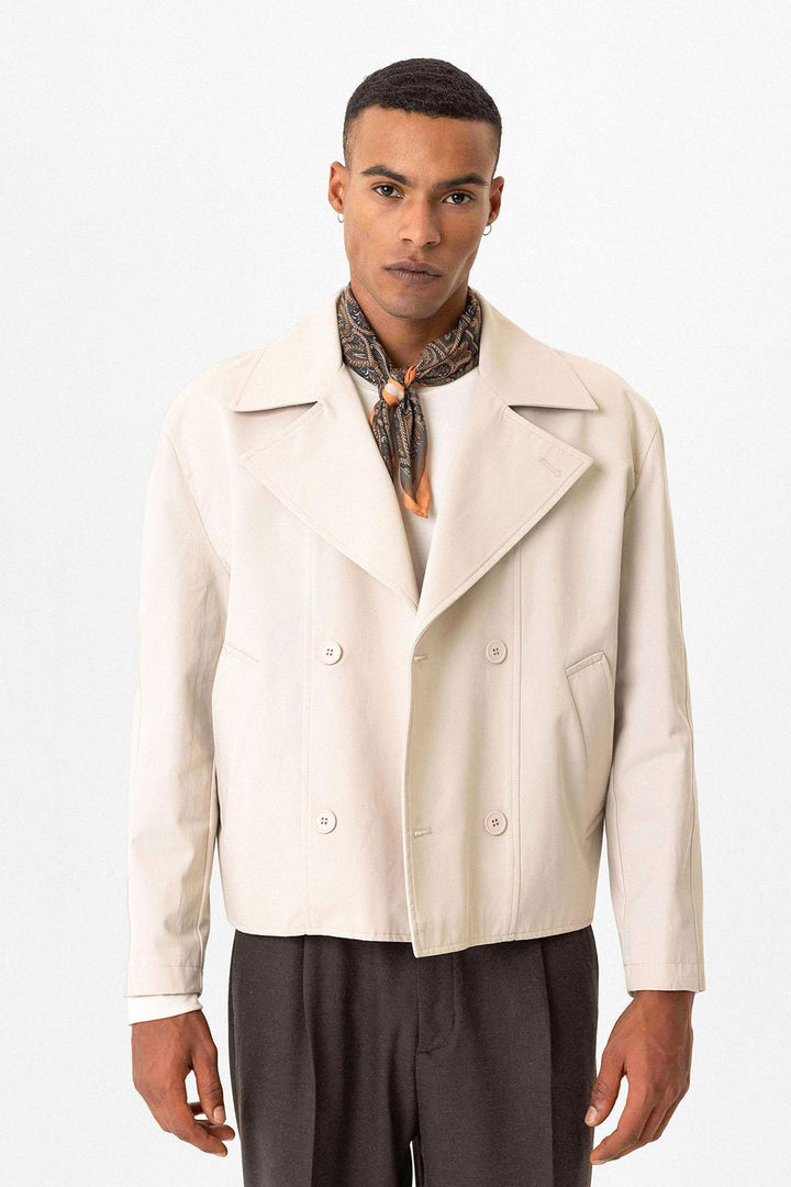 ANT Crop Fit Men's Trench Coat - Utica