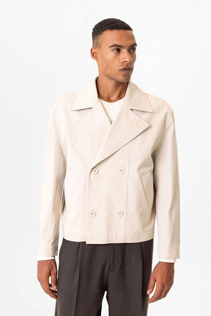 ANT Crop Fit Men's Trench Coat - Utica