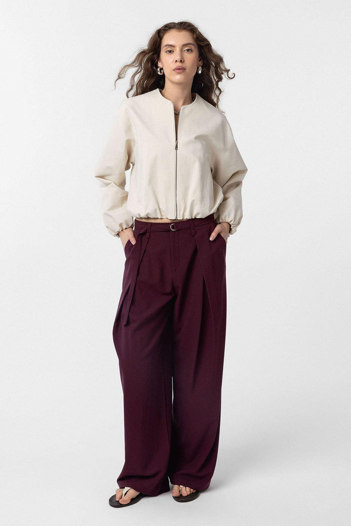 ANT Antioch Stone Crop Women's Bomber Jacket - Hallandale Beach