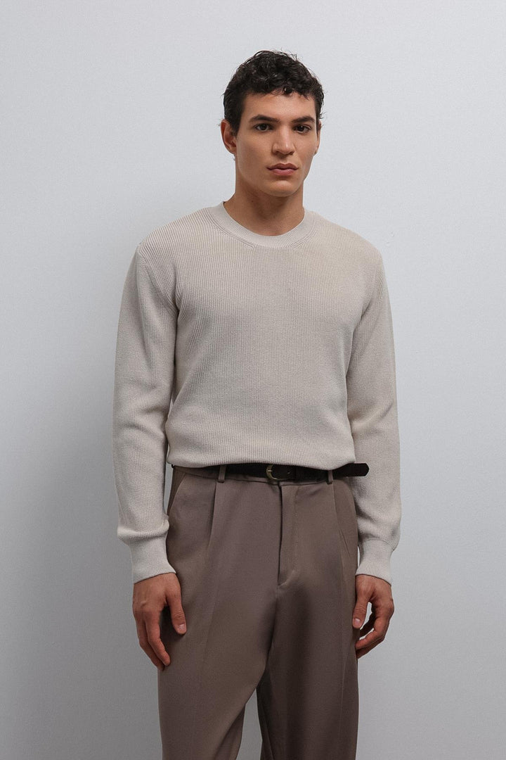 ANT Antioch Stone Textured Men's Sweater - Bistriţa