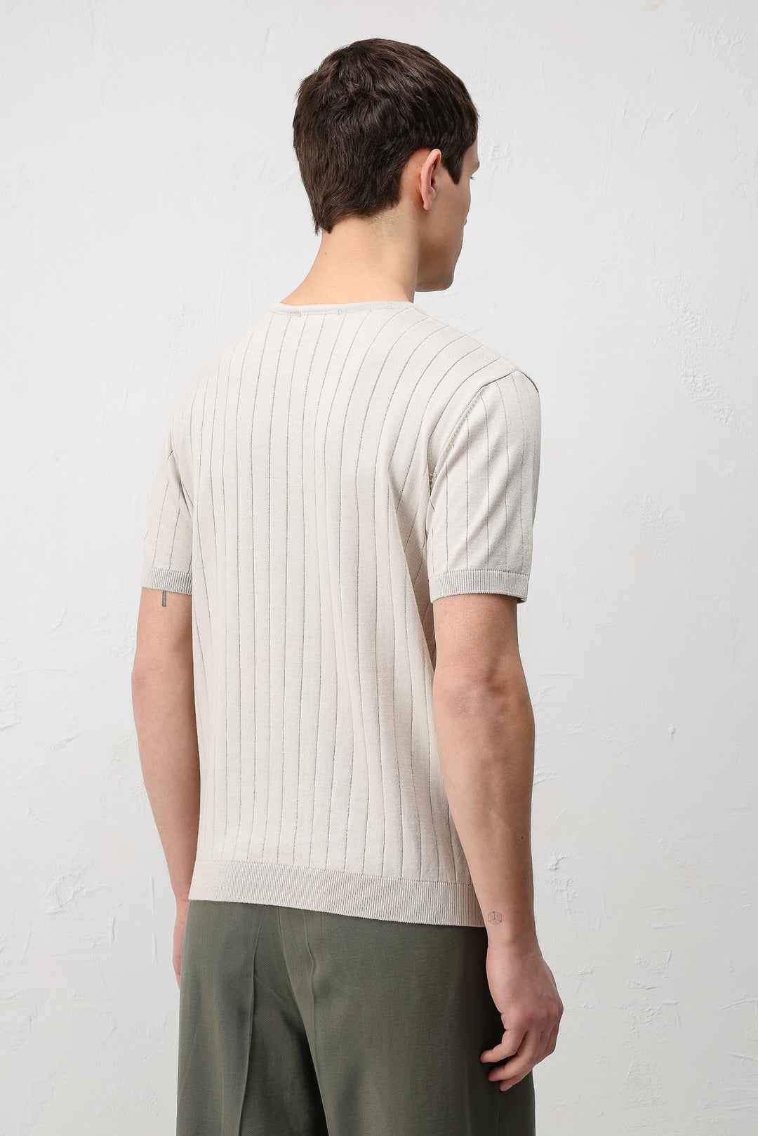 ANT Antioch Taş Dokulu Erkek Triko T-Shirt - Zürich