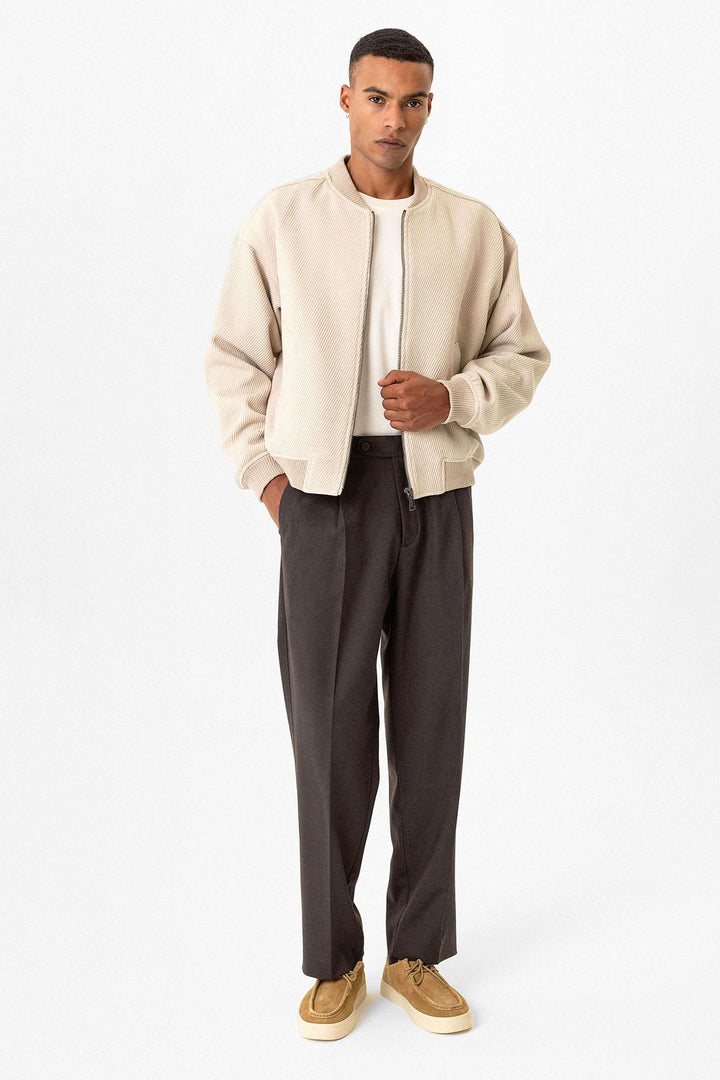 ANT Textured Oversize Bomber Men's Coat - Ragusa
