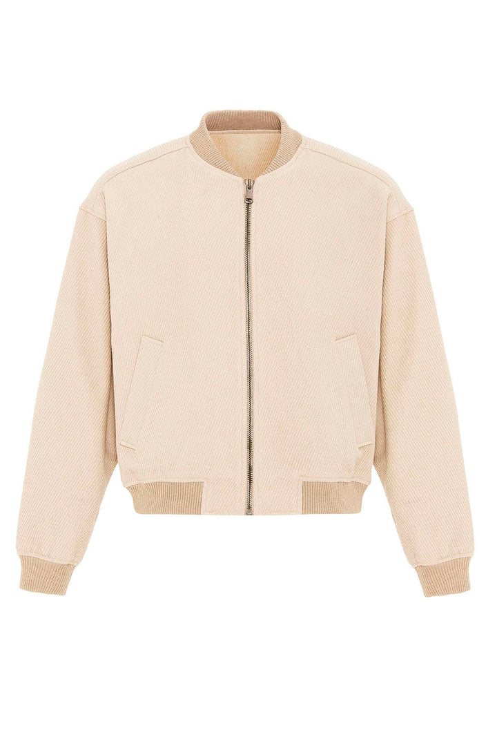ANT Textured Oversize Bomber Men's Coat - Ragusa