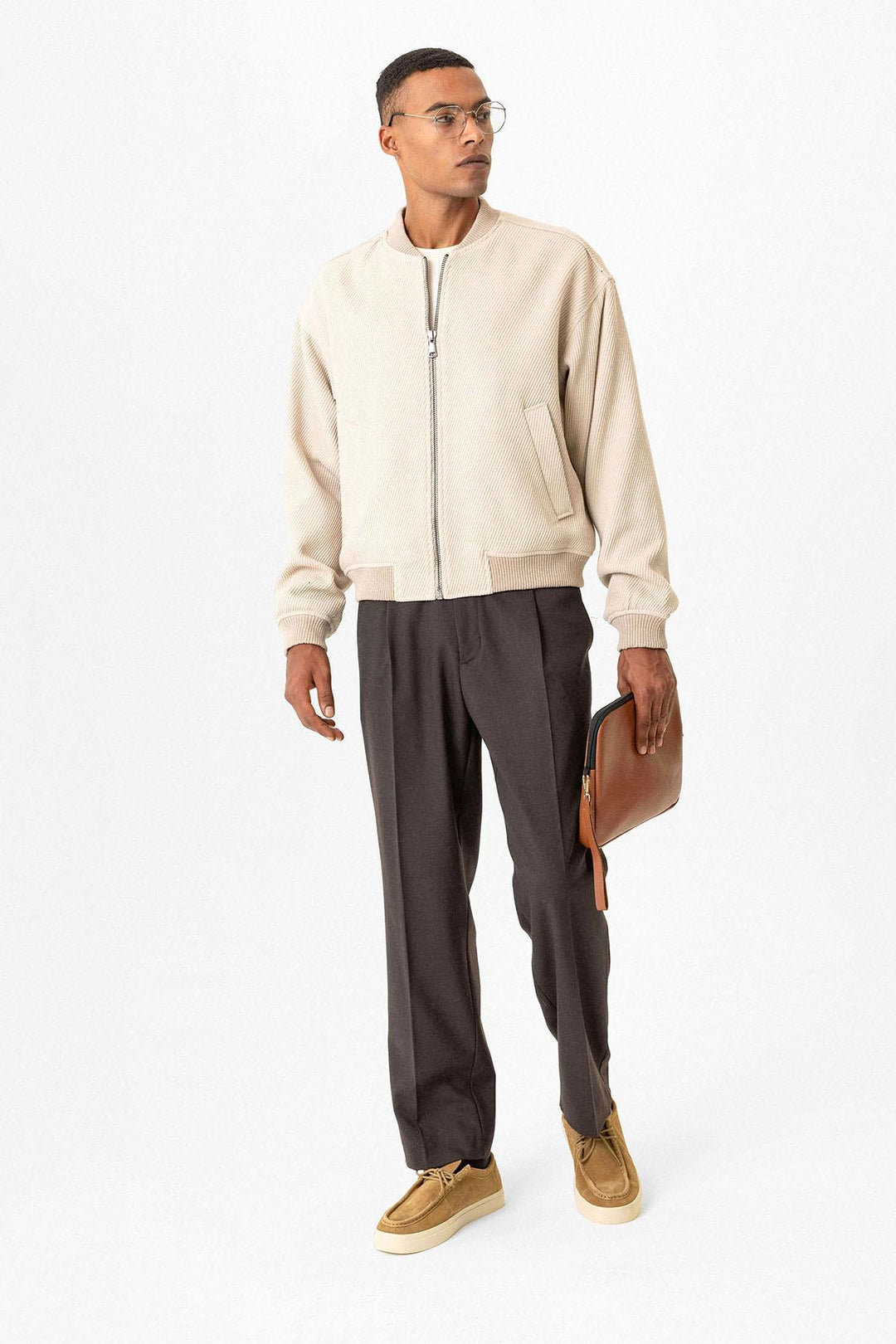 ANT Textured Oversize Bomber Men's Coat - Ragusa