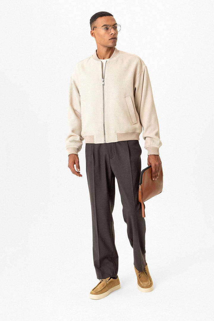 ANT Textured Oversize Bomber Men's Coat - Ragusa