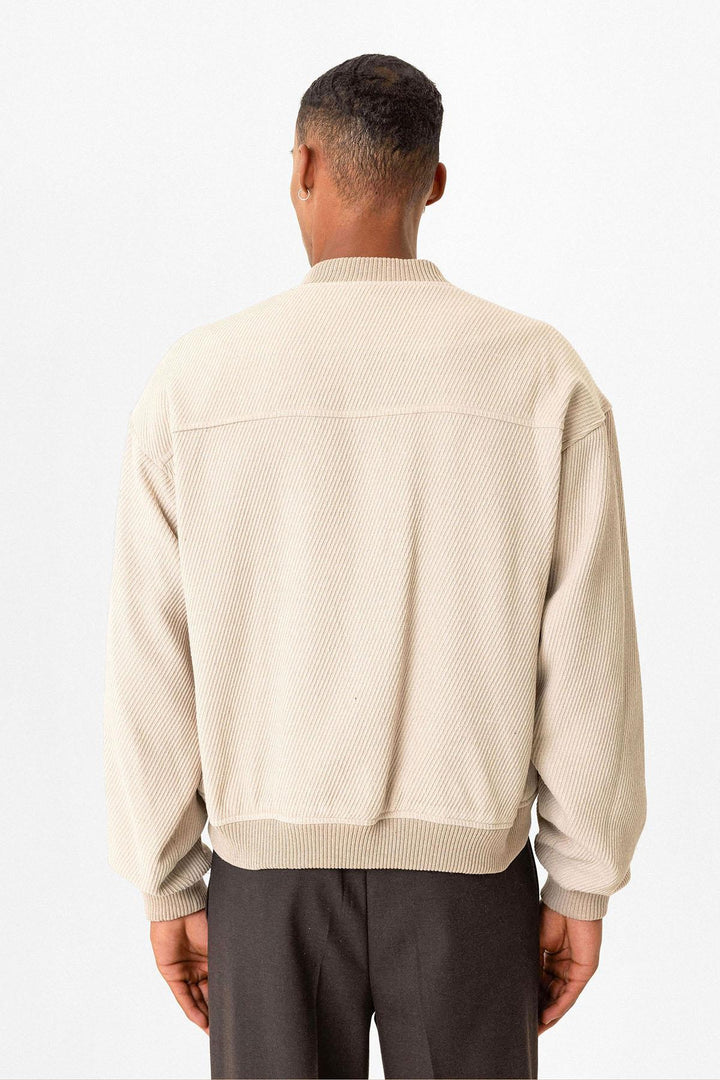 ANT Textured Oversize Bomber Men's Coat - Ragusa