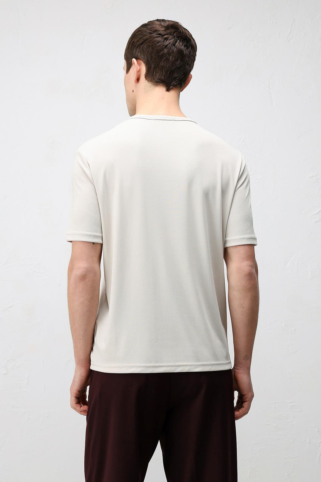 ANT Antioch Taş Düğmeli Yaka Erkek T-Shirt - Rowland Heights
