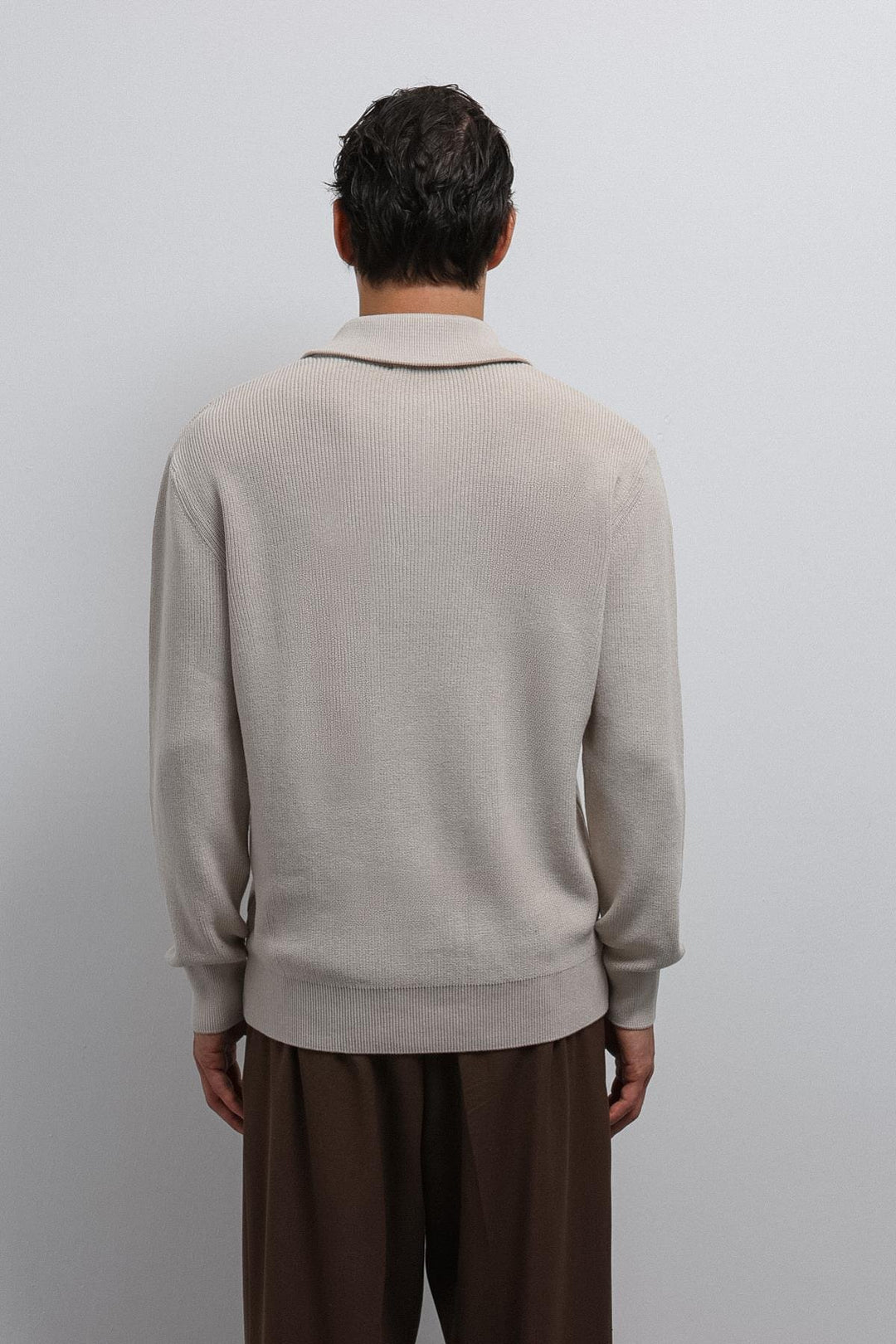 ANT Antioch Stone Zippered Knit Men's Sweater - Gandía