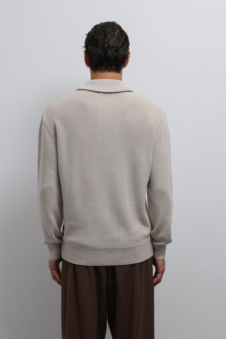 ANT Antioch Stone Zippered Knit Men's Sweater - Martinez