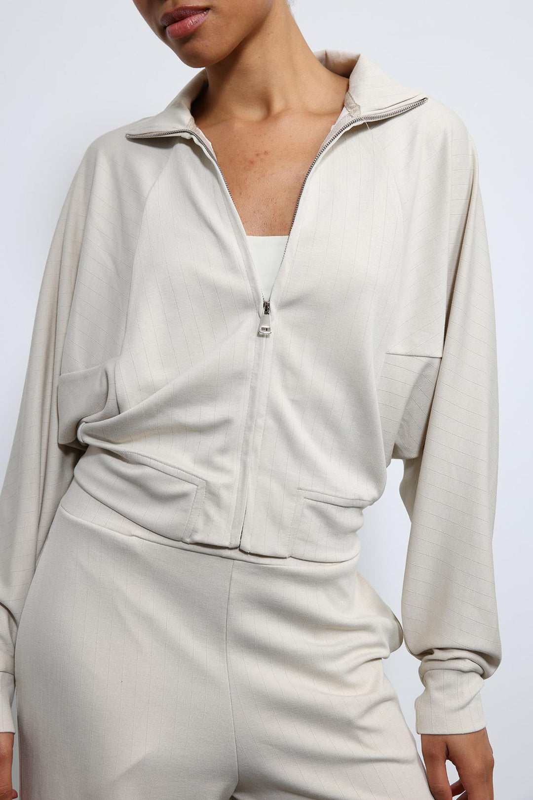 ANT Antioch Stone Wide Leg Striped Tracksuit - Mauldin