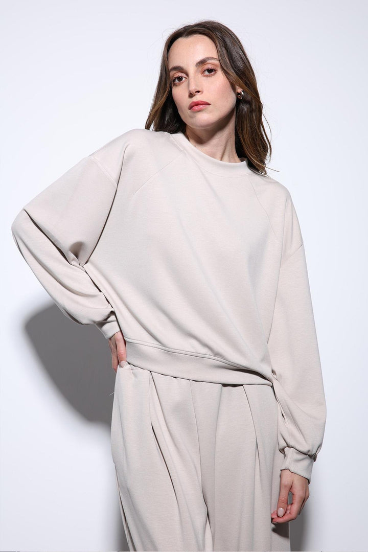 ANT Antioch Stone Wide Leg Relaxed Women's Suit - Gela