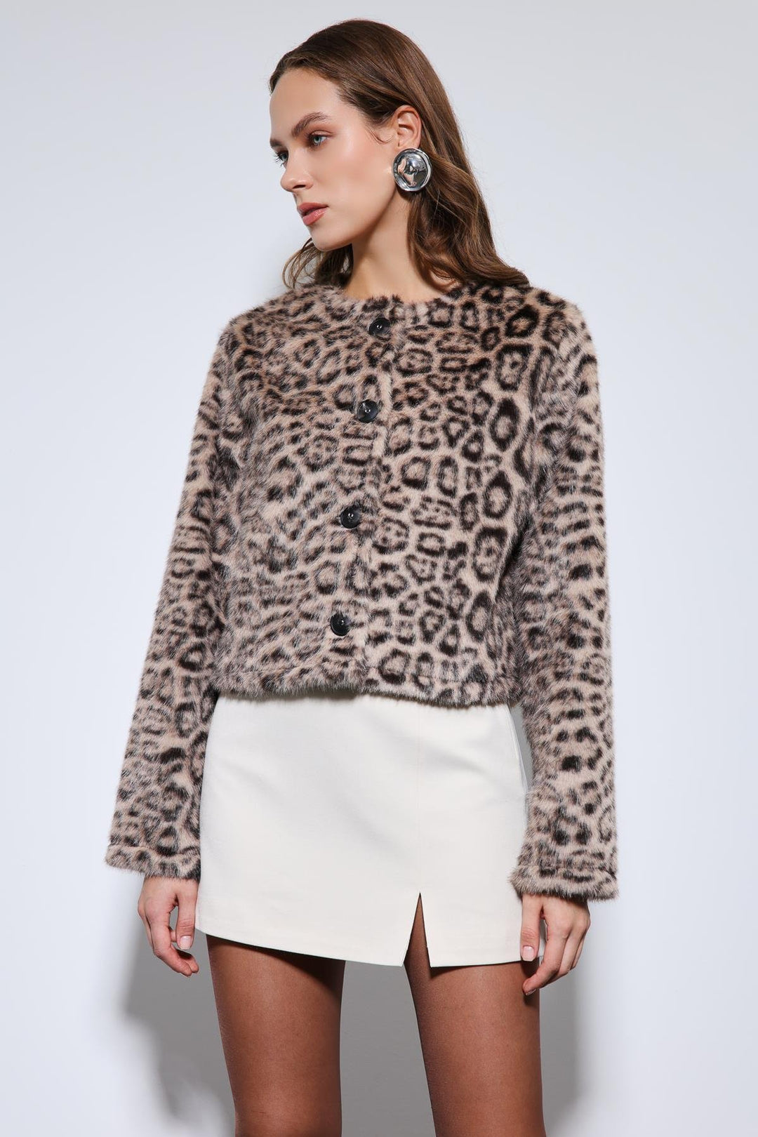 ANT Antioch Stone Animal Patterned Jacket - Franklin