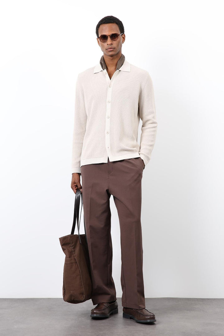 ANT Antioch Taş İnce Örgü Triko Erkek Hırka - Clacton-on-Sea