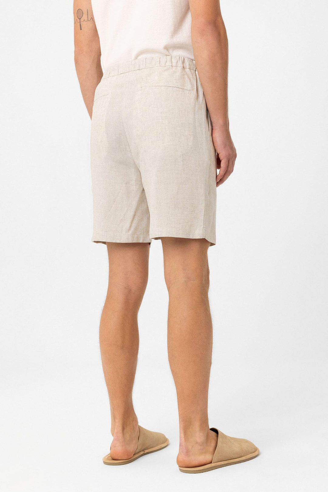 ANT Antioch Stone Linen Blend Men's Shorts - East Lansing
