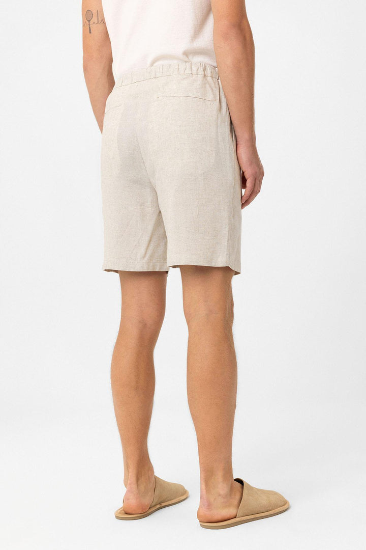 ANT Antioch Stone Linen Blend Men's Shorts - East Lansing