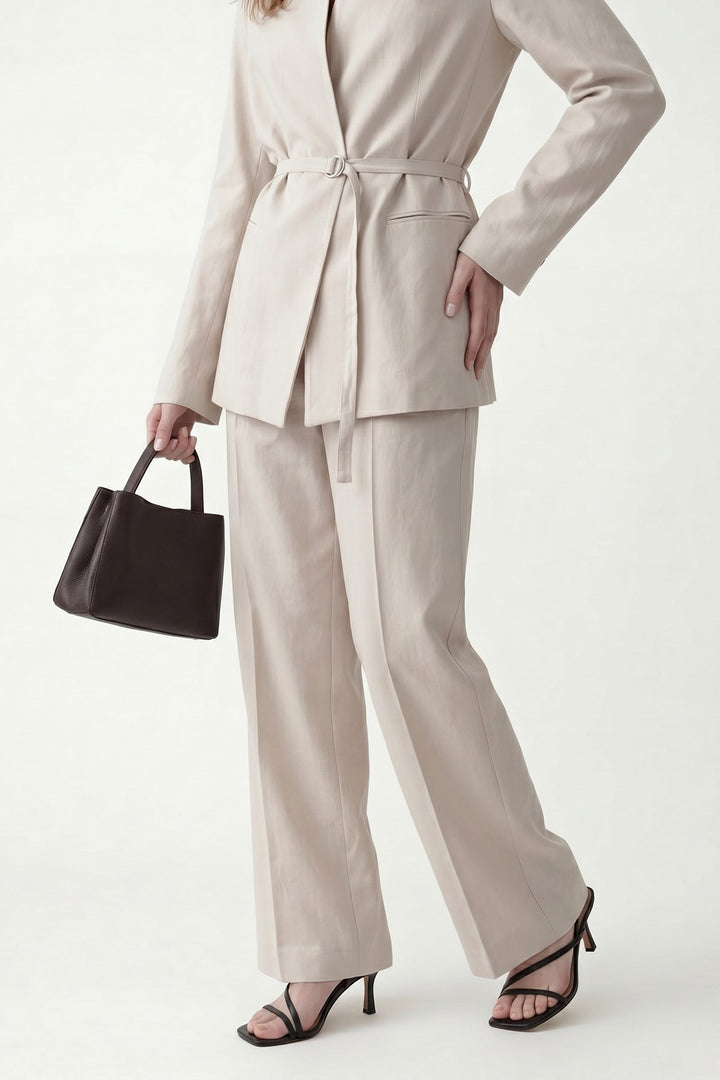 ANT Women's Linen-Blend Pants - Brant