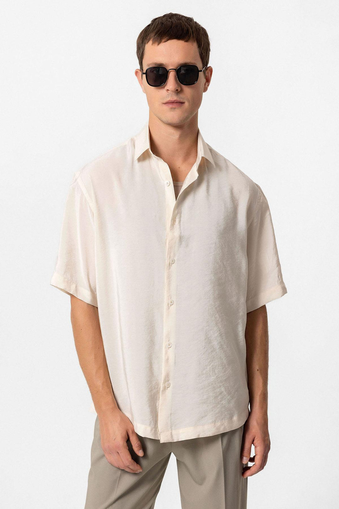 ANT Short Sleeve Oversized Men's Shirt - London