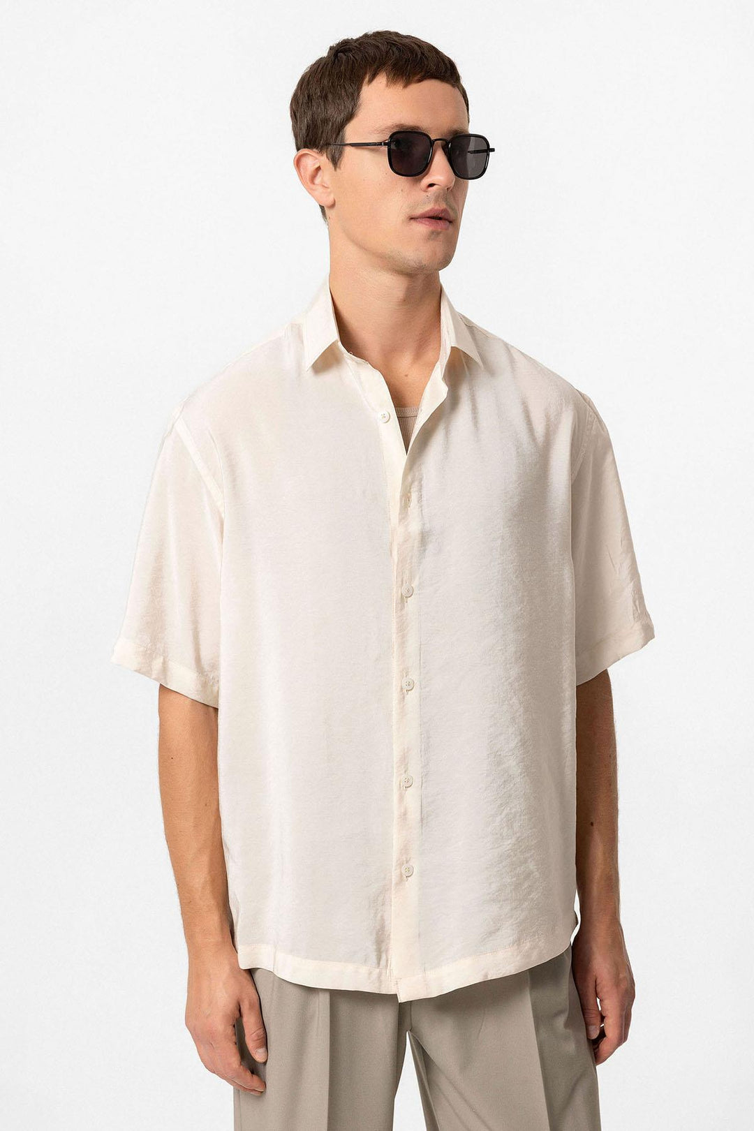 ANT Short Sleeve Oversized Men's Shirt - London
