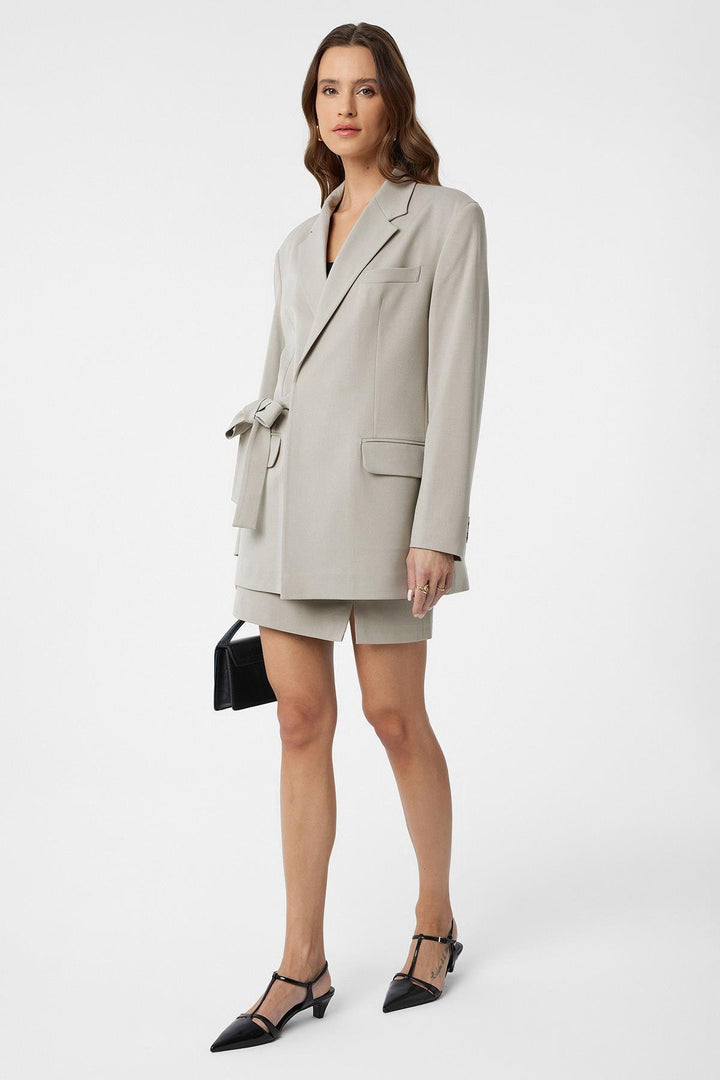 ANT Antioch Stone Belted Women's Blazer - Wilmington