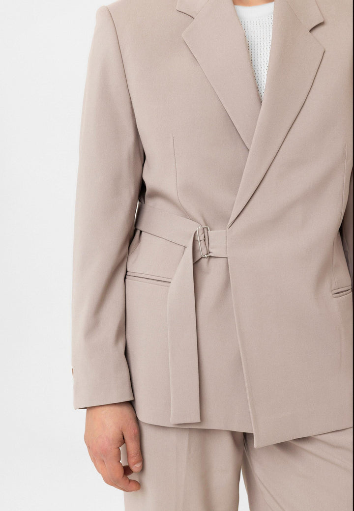 ANT Antioch Stone Belted Relax Fit Men's Blazer Jacket - Pleasant Hill