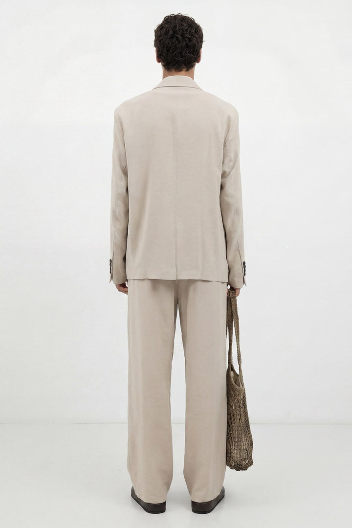 ANT Antioch Taş Modal Karışımlı Relaxed Pantolon - Montgomery