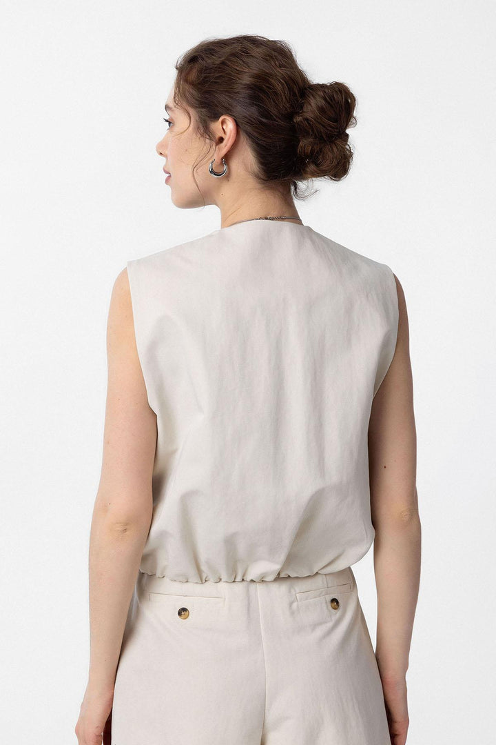 ANT Antioch Stone Oversize Women's Vest - Amersfoort