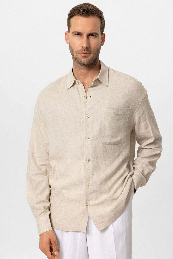 ANT Oversized Long Sleeve Men's Shirt - Carrollton