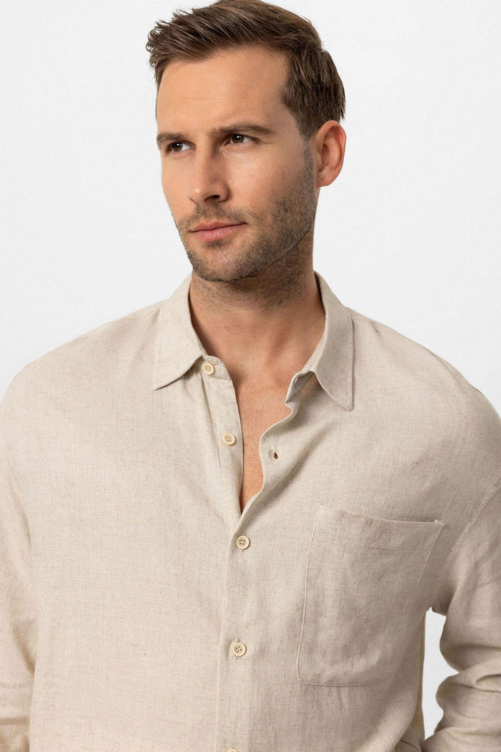 ANT Oversized Long Sleeve Men's Shirt - Carrollton
