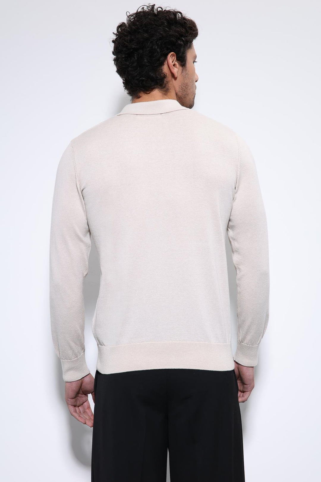 ANT Antioch Stone Polo Neck Men's Sweater - Penafiel