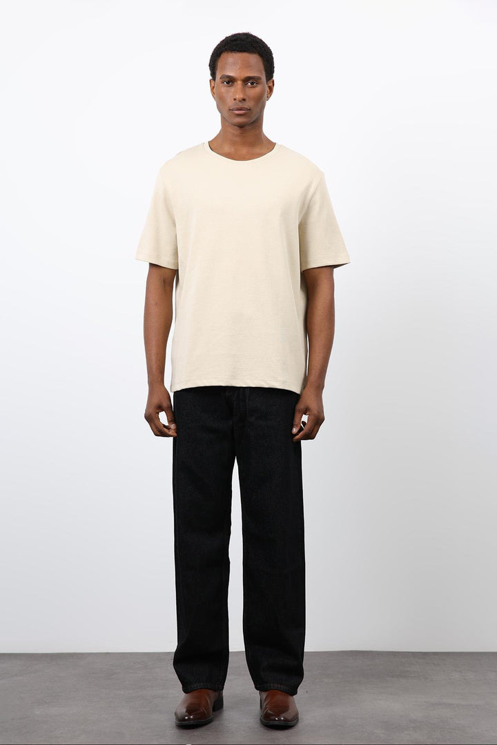 ANT Antioch Taş Regular Fit Basic Erkek T-Shirt - Vienna