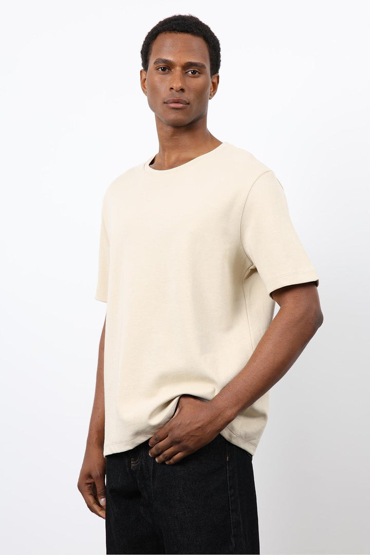 ANT Antioch Taş Regular Fit Basic Erkek T-Shirt - Vienna