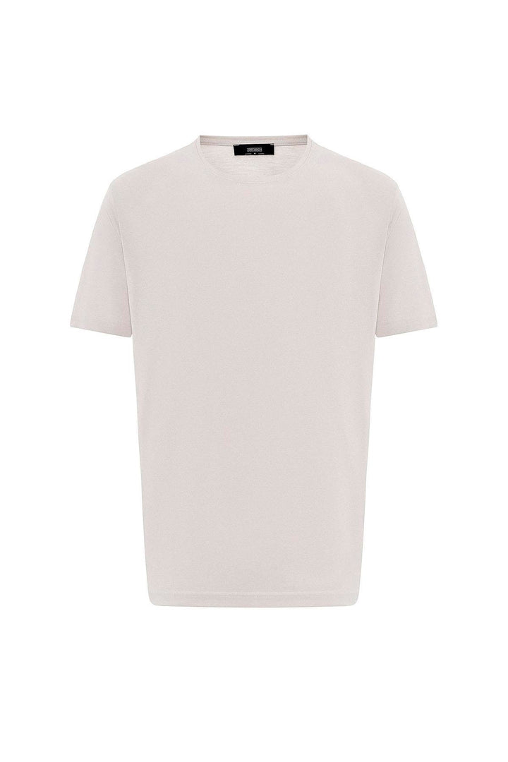 ANT Antioch Stone Regular Fit Modal Technical Fabric Men's T-Shirt - Avezzano