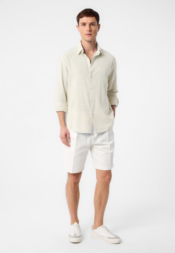 ANT Antioch Stone Relax Fit Textured Men's Shirt - Union
