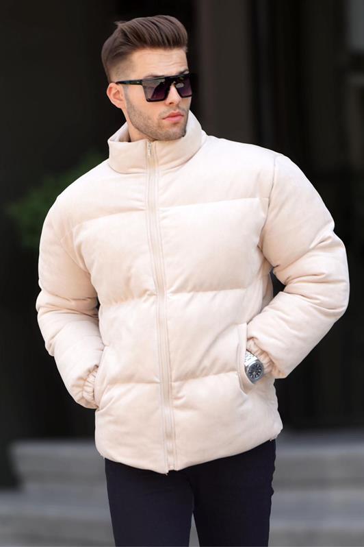 MDX Stone Color Nubuck Men's Puffer Jacket 6802 - Níkaia