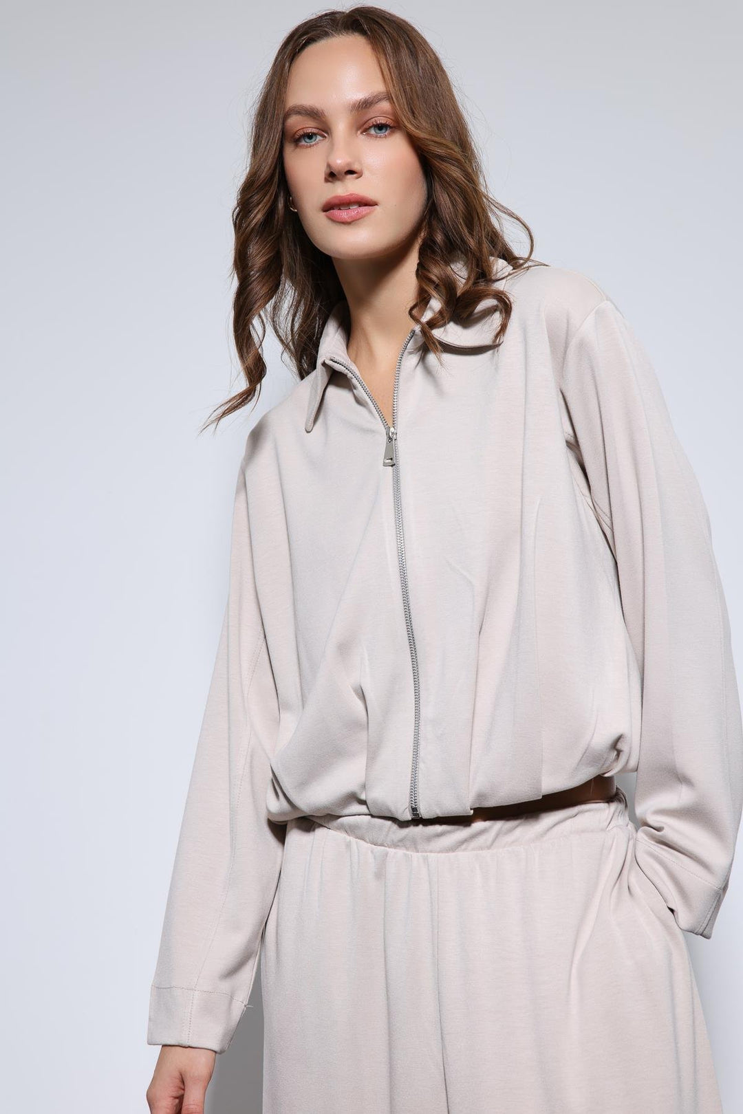 ANT Antioch Taş Volümlü Ceket ve Paça Lastikli Eşofman Takım - Roseville