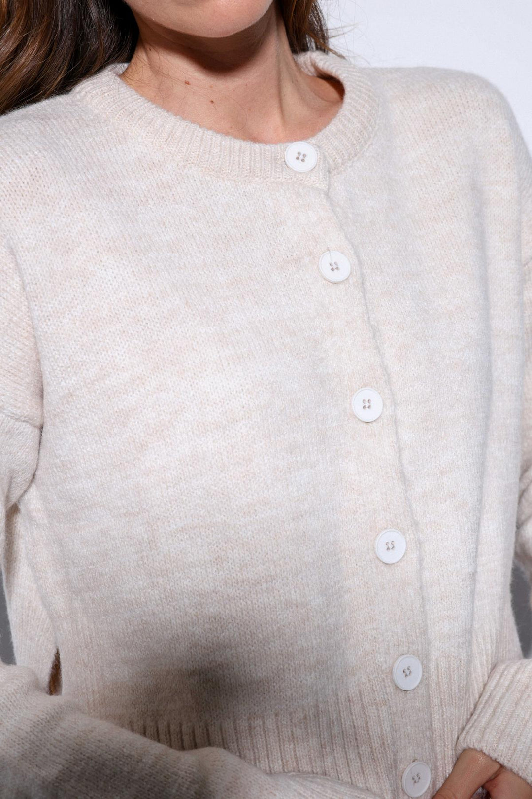 ANT Antioch Stone Slit Knit Women's Sweater - Navapolatsk