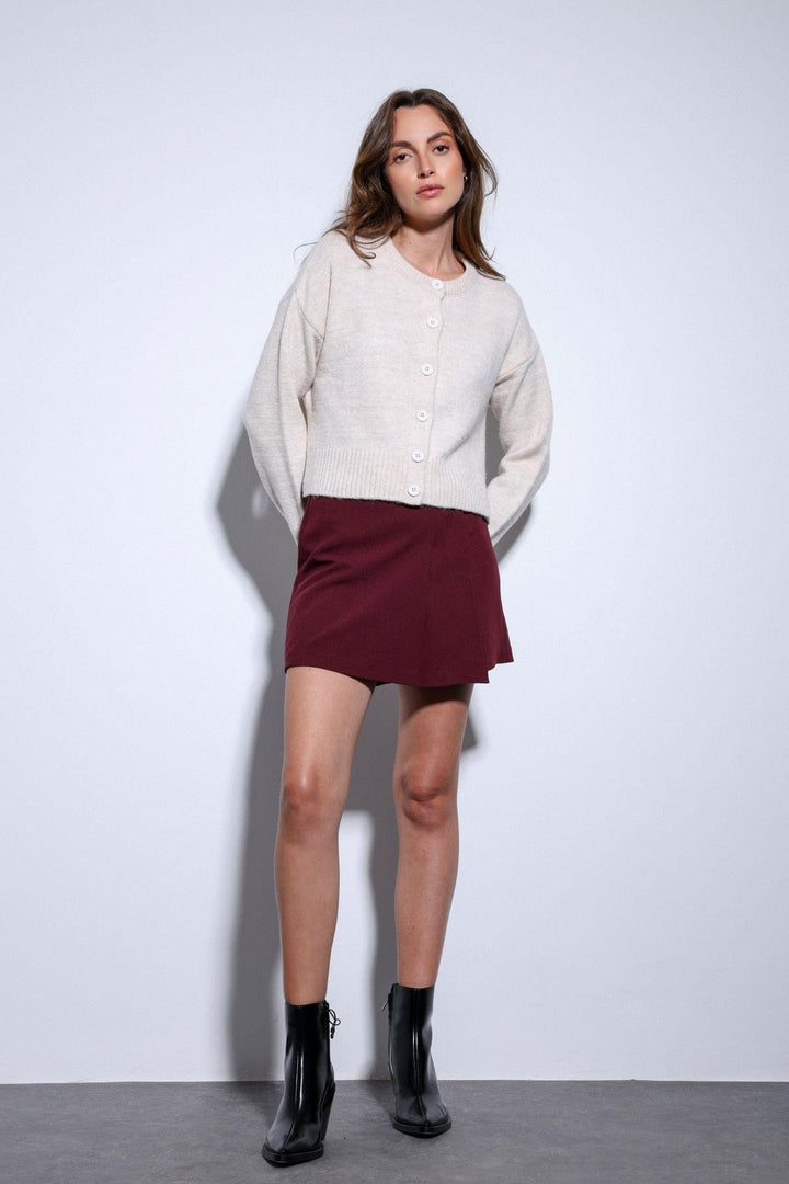 ANT Antioch Stone Slit Knit Women's Sweater - Navapolatsk