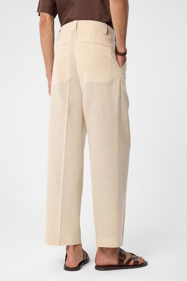 ANT Antioch Stone High Waist Pleated Relax Fit Men's Pants - Texas City